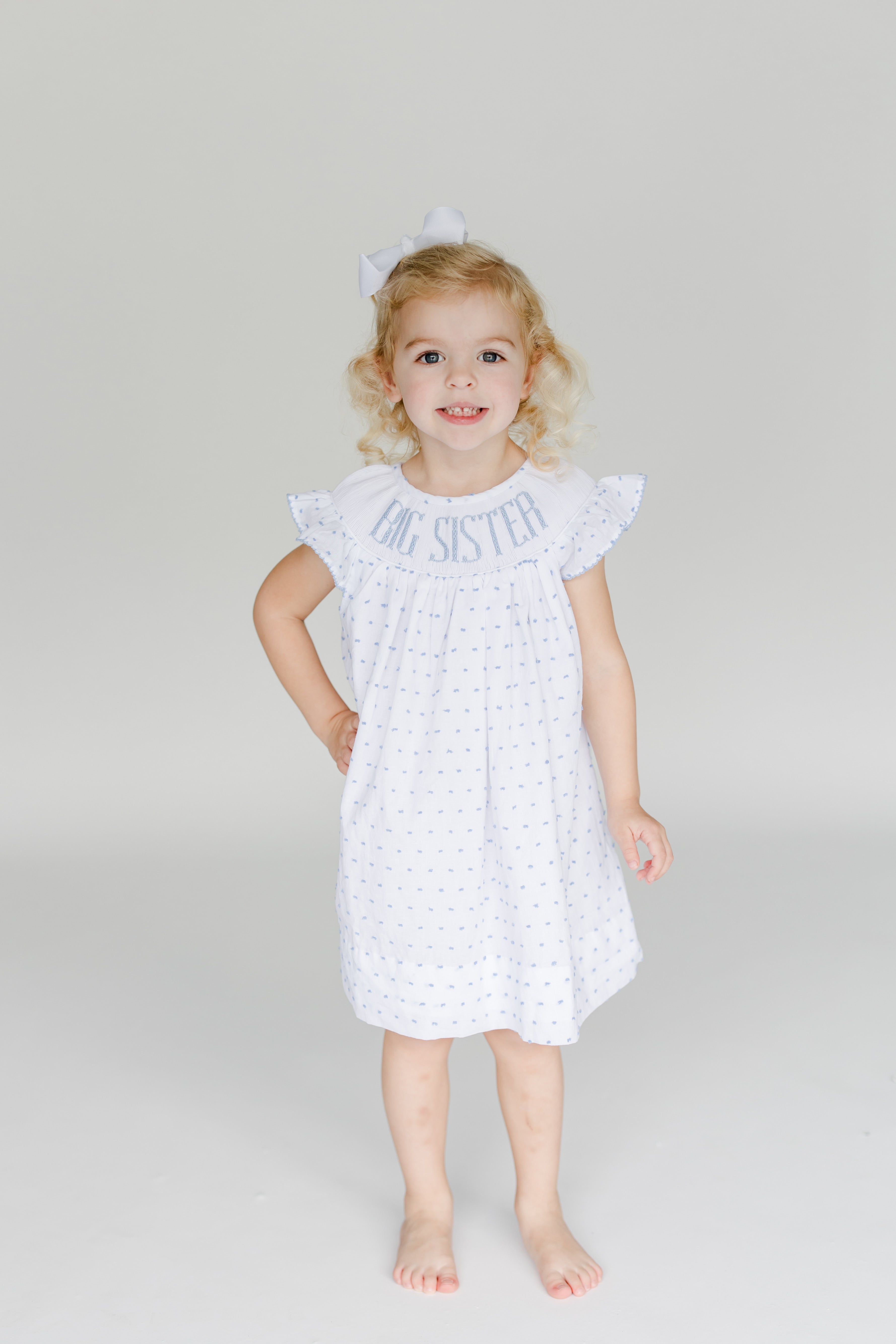 Big sister dress smocked best sale